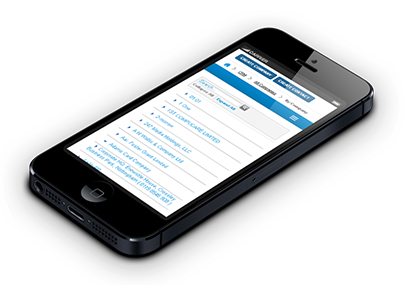 iphone crm web app